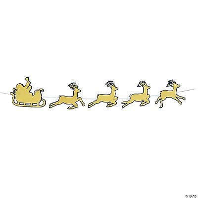 Christmas Night Reindeer Garland