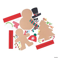 Christmas Stand-Up Activity Kits with Stickers - 3 Pc.