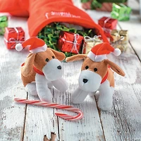 Christmas Stuffed Dogs - 12 Pc.
