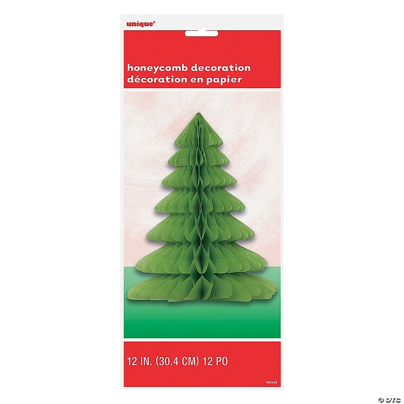 Christmas Tree Honeycomb Centerpiece