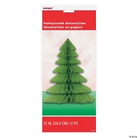 Christmas Tree Honeycomb Centerpiece