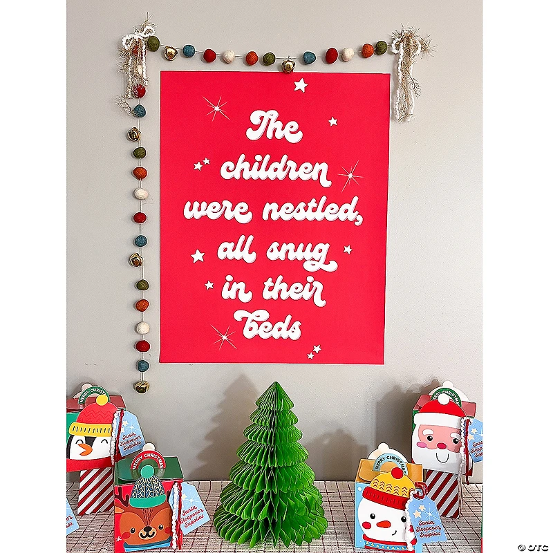 Christmas Tree Honeycomb Centerpiece