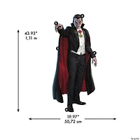 Classic Monsters Dracula Giant Peel & Stick Wall Decals by RoomMates