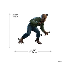 Classic Monsters The Wolfman Giant Peel & Stick Wall Decals by RoomMates
