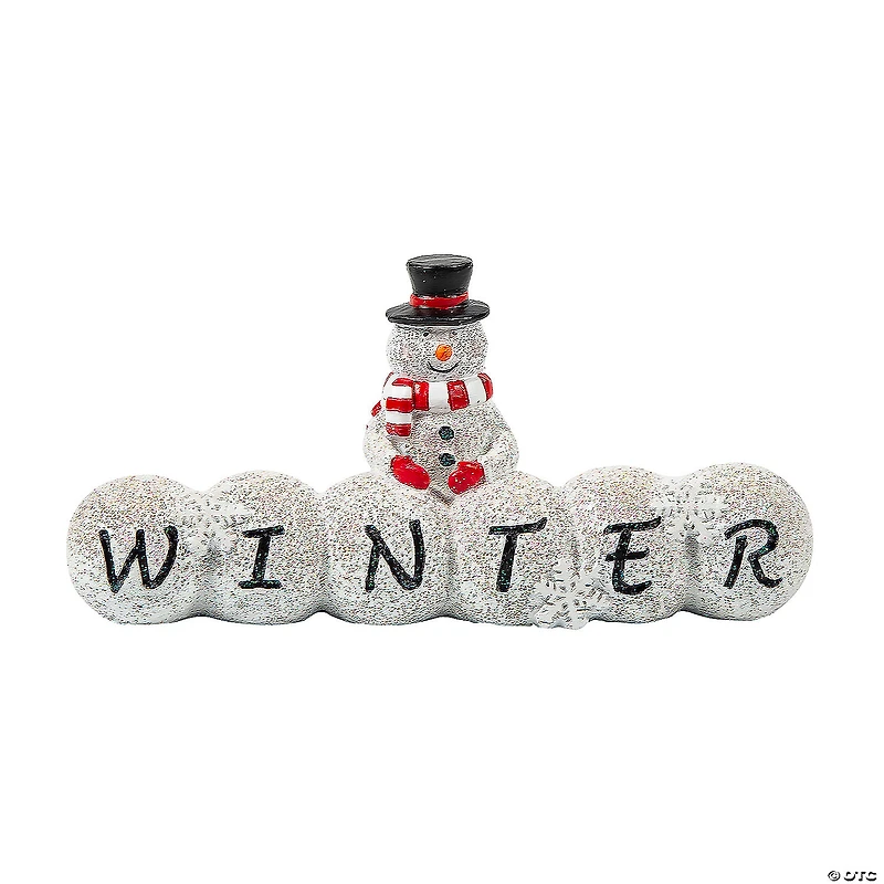 Classic Snowman Winter Tabletop Decoration