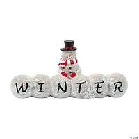Classic Snowman Winter Tabletop Decoration