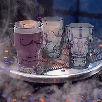 Clear Skull Plastic Mugs - 12 Ct.
