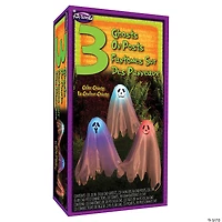 Color-Changing Ghosts on Posts Halloween Yard Decoration - 3 Pc.