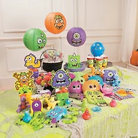Colorful Stuffed Hairball Characters - 12 Pc.