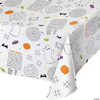 Creative Converting Kids Halloween Activities Paper Tablecloths, 3ct