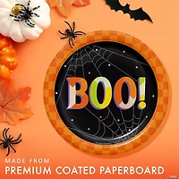 Creative Converting Retro Halloween Boo! Paper Dessert Plates, 24 ct
