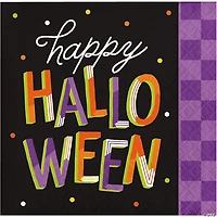 Creative Converting Retro Halloween Tableware Set, Serves 8