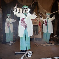 Creepy Doctor Yard Stakes