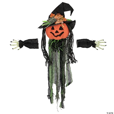 Creepy Jack-O-Lantern 3-D Halloween Window Decoration