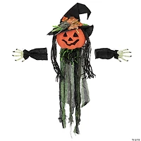 Creepy Jack-O-Lantern 3-D Halloween Window Decoration