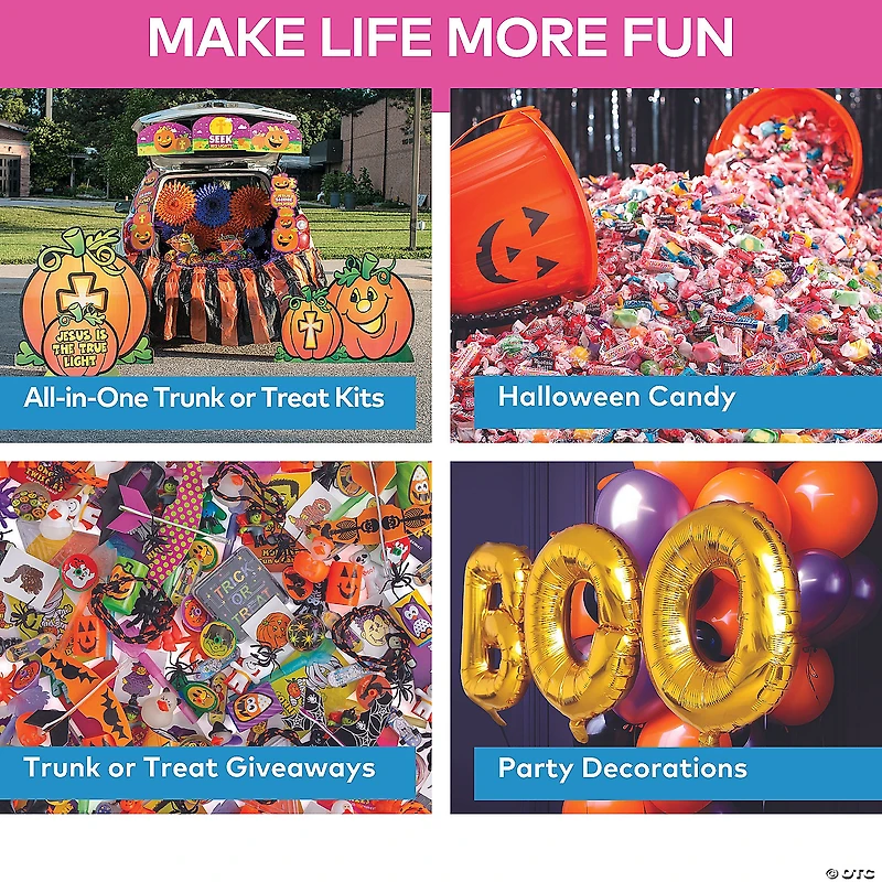 Deluxe Christian Pumpkin Trunk-or-Treat Grand Decorating Kit - 35 Pc.