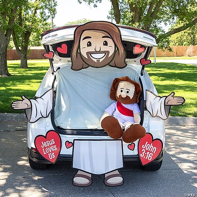 Deluxe Jesus Loves Us Trunk-or-Treat Decorating Kit