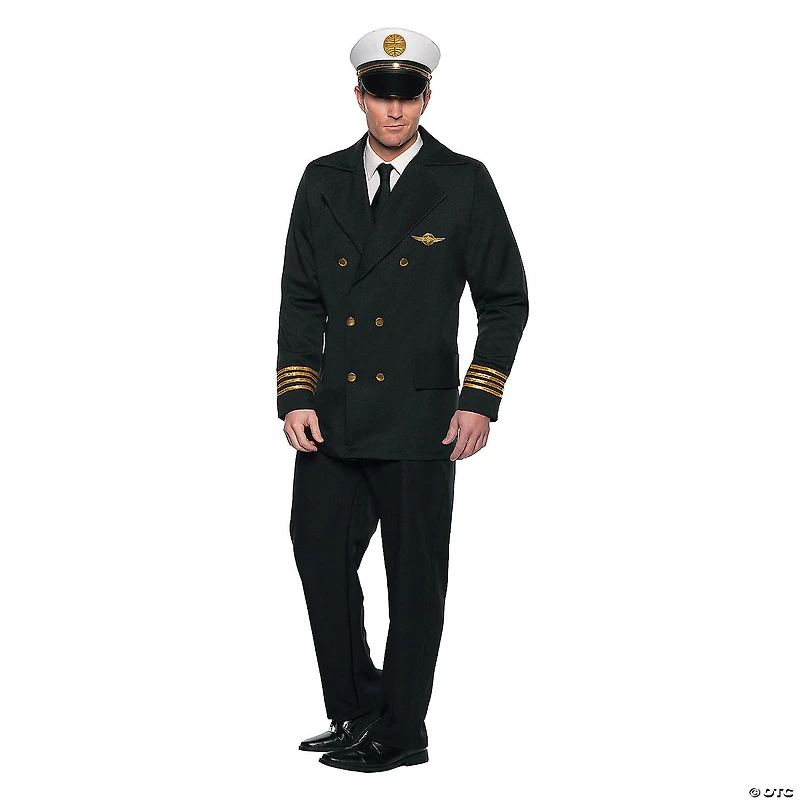 Deluxe Pan Am Air Pilot Adult Costume