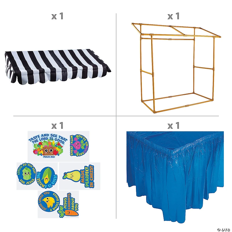 Deluxe Religious Farmer’s Market Trunk-or-Treat Decorating Kit