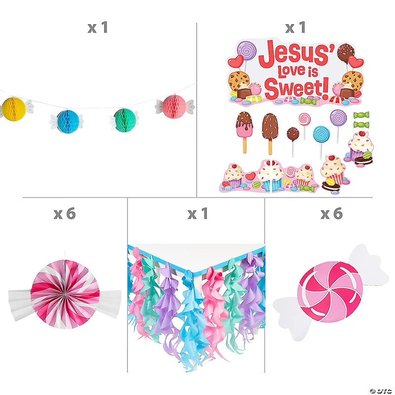 Deluxe Religious Sweet Treats Trunk-or-Treat Decorating Kit