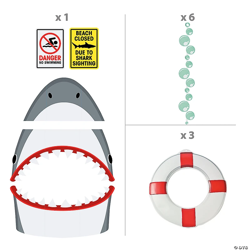 Deluxe Shark Trunk-or-Treat Decorating Kit