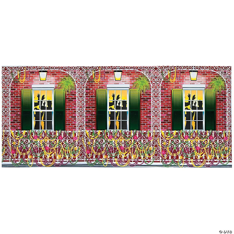 Design-A-Room Mardi Gras Balcony Backdrop