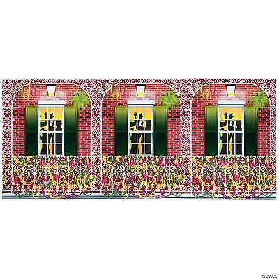 Design-A-Room Mardi Gras Balcony Backdrop