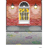 Design-A-Room Mardi Gras Street Backdrop