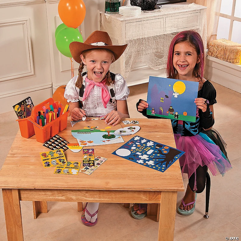 DIY Halloween Sticker Scenes - 12 Pc.