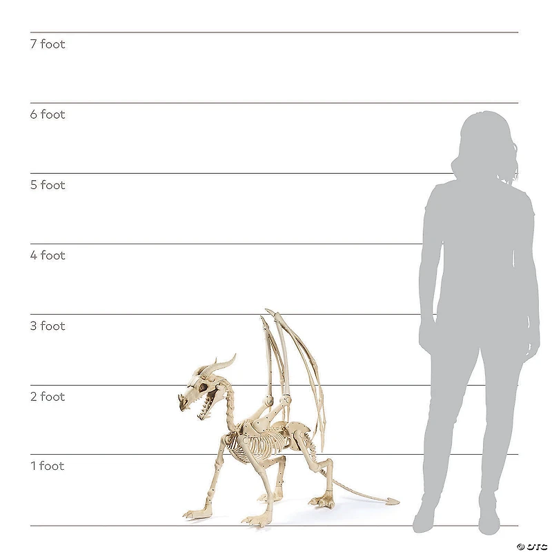 Dragon Skeleton Halloween Decoration