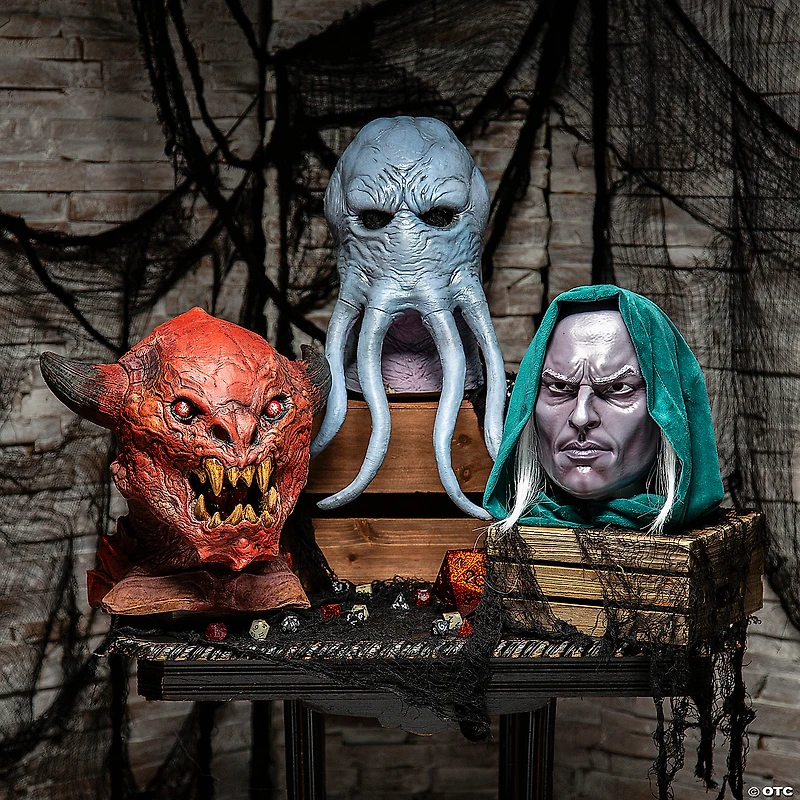 Dungeons & Dragons™ Mind Flayer Overhead Mask - One Size