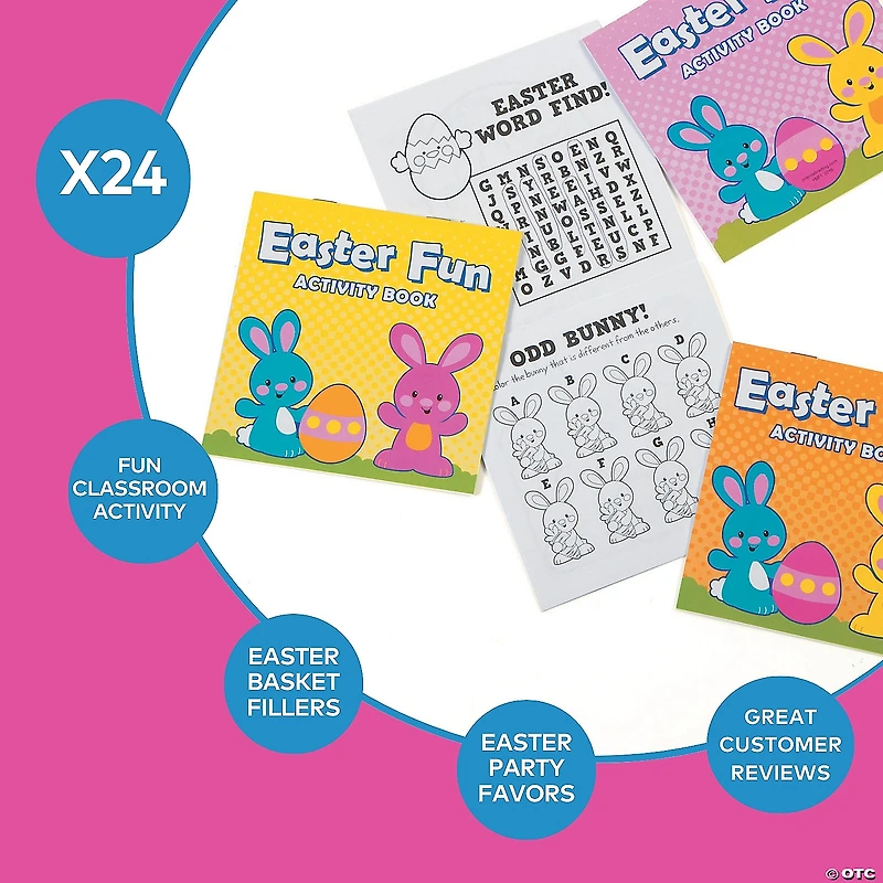 Easter Activity Books - 24 Pc.