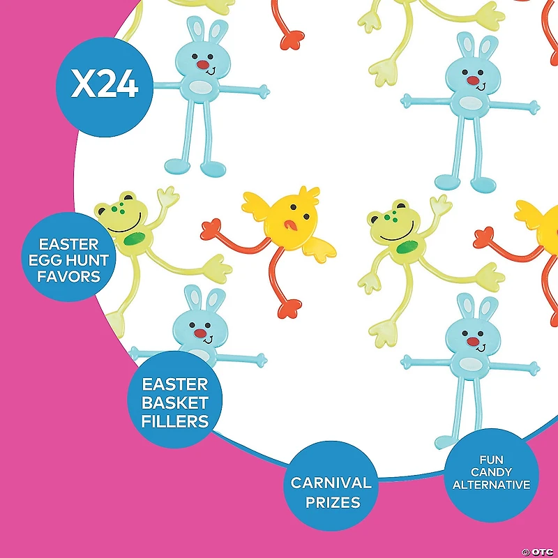 Easter Bendable Assortment - 24 Pc.
