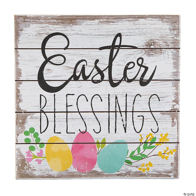 Easter Blessings Wall Sign