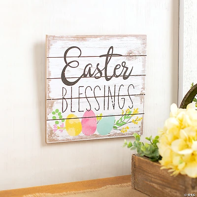 Easter Blessings Wall Sign