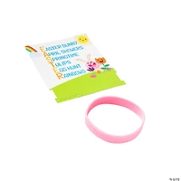 Easter Bracelets with Card - 24 Pc.