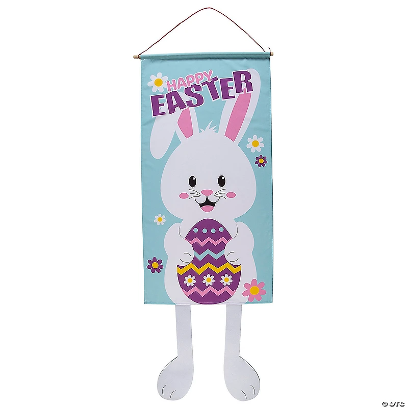 Easter Bunny Dangle-Leg Door Sign