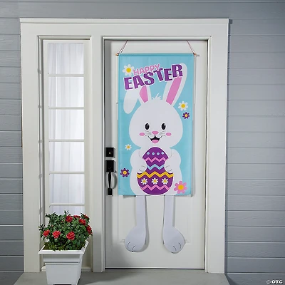Easter Bunny Dangle-Leg Door Sign