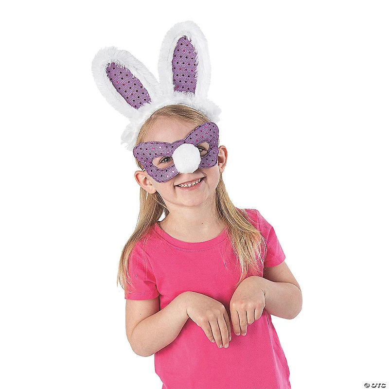 Easter Bunny Ears & Mask Sets - 6 Pc.