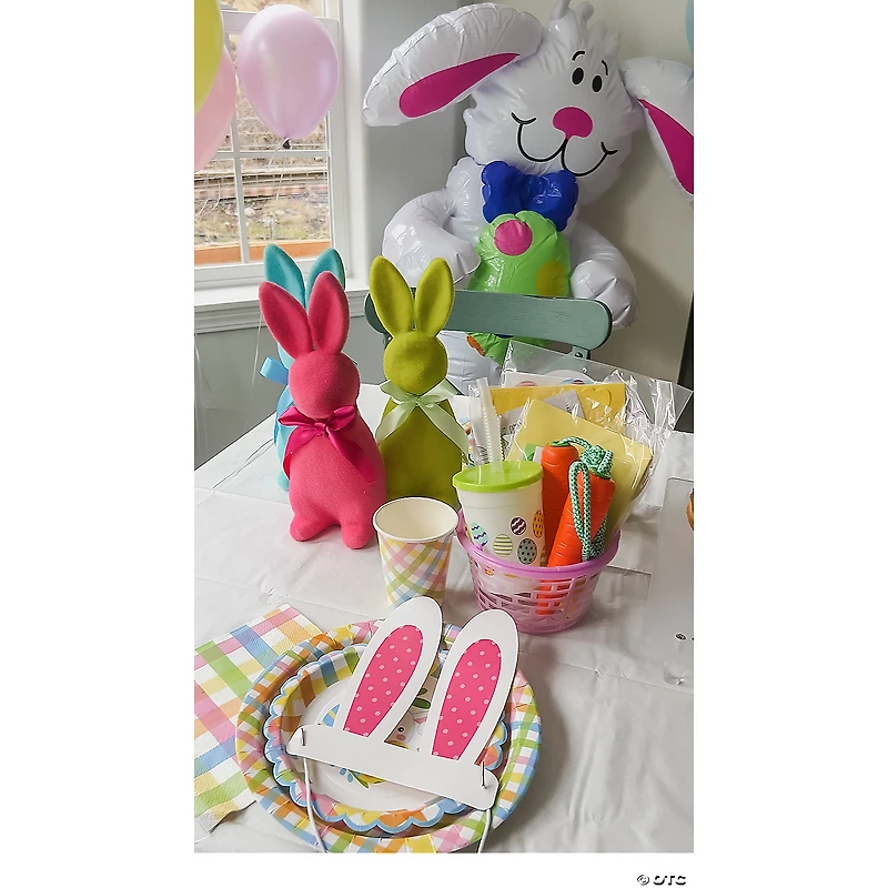 Easter Egg Reusable BPA-Free Plastic Cups with Lids & Straws - 12 Ct.