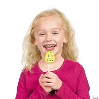 Easter Egg-Shaped Swirl Lollipop Easter Candy - 12 Pc.