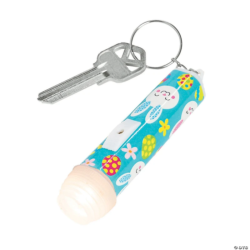 Easter Flashlight Keychains - 12 Pc.