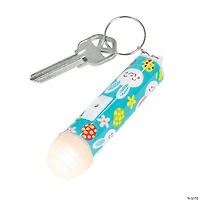 Easter Flashlight Keychains - 12 Pc.