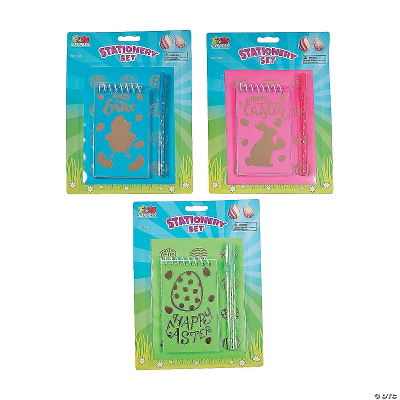 Easter Stationery Sets - 12 Pc.