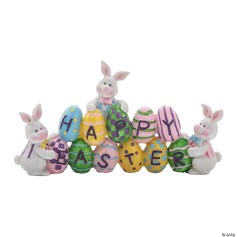 Eggs & Easter Bunnies Tabletop Decoration