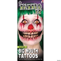 Evil Grin Big Mouth Tattoo Fx