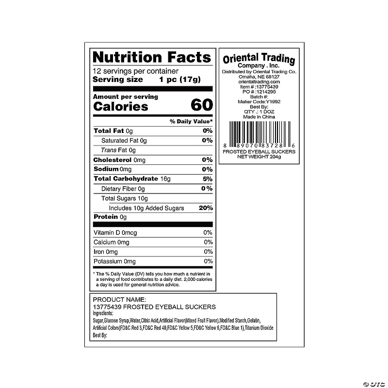 Eyeball Lollipops