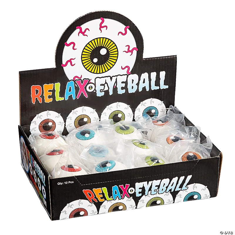 Eyeball Stress Balls - 12 Pc.