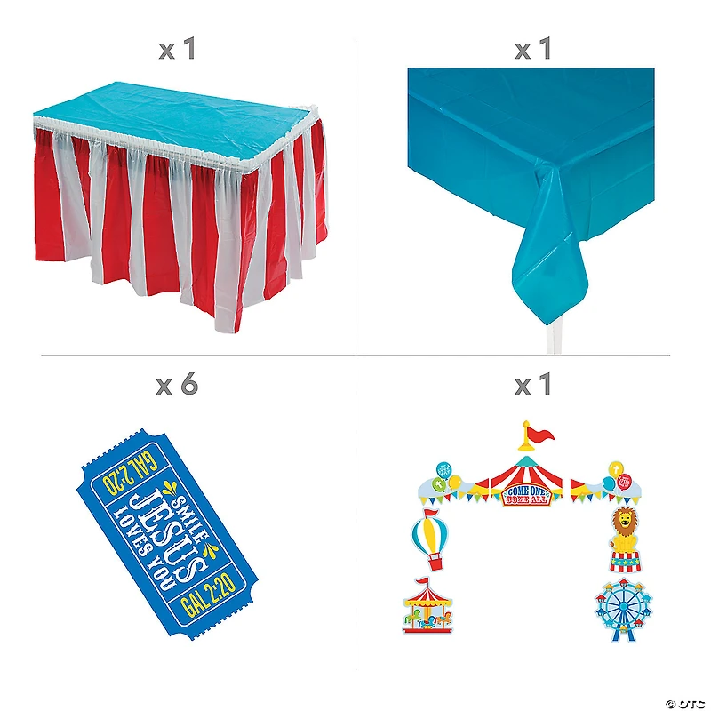 Fall Religious Carnival Trunk-or-Treat Decorating Kit - 15 Pc.