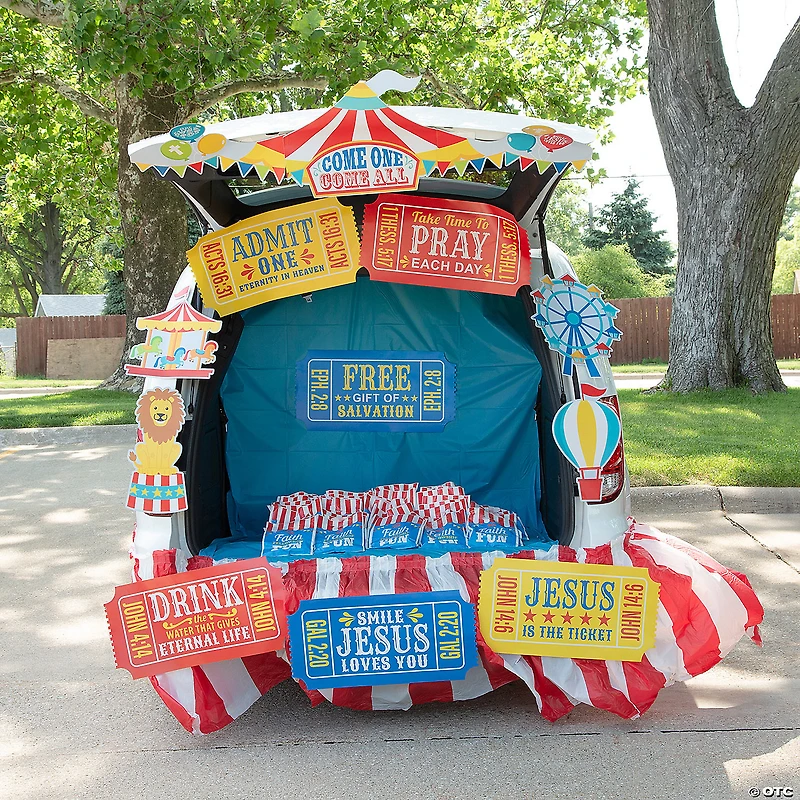 Fall Religious Carnival Trunk-or-Treat Decorating Kit - 15 Pc.